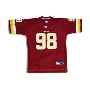ONFIELD Mens Washington Redskins Jersey, Red, NWT